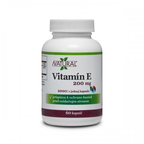 Vitamín E 200 IU 60 kapsúl